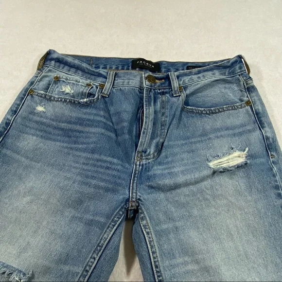 Pacsun Jeans Slim Straight Fit 30x30 Ripped Jeans light wash distressed pants - Picture 7 of 10